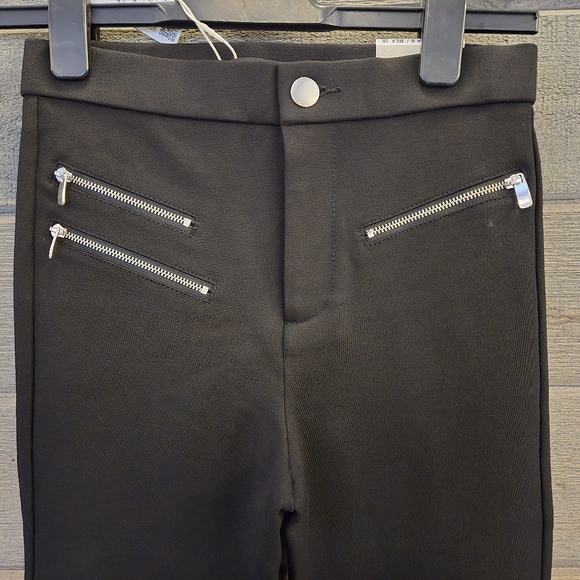 ZARA Trafaluc Collection Womens Pants Size Small Black Skinny Ankle High Rise - Picture 2 of 8